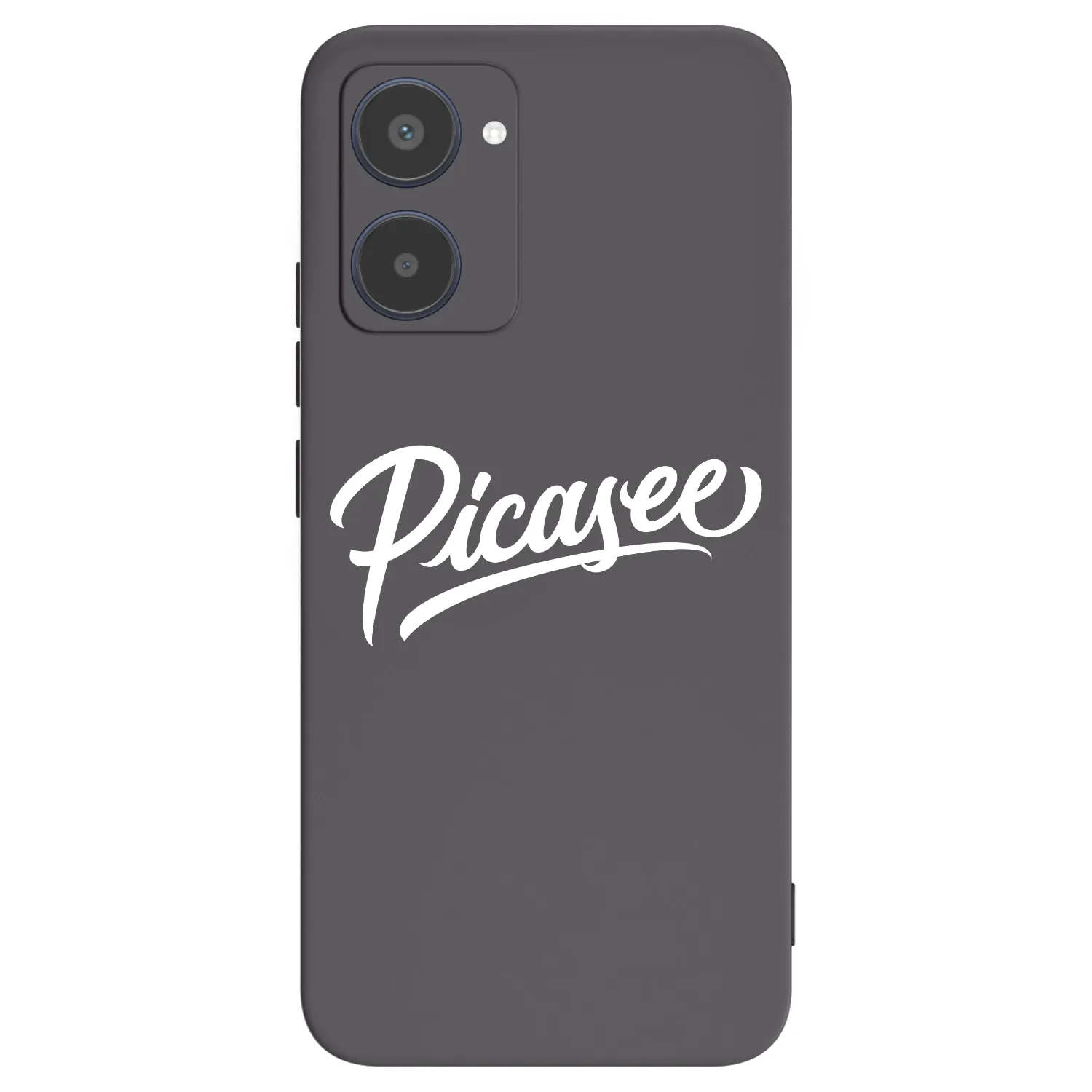 Picasee fekete szilikon tok az alábbi mobiltelefonokra Realme 10 4G - Picasee - old logo - white