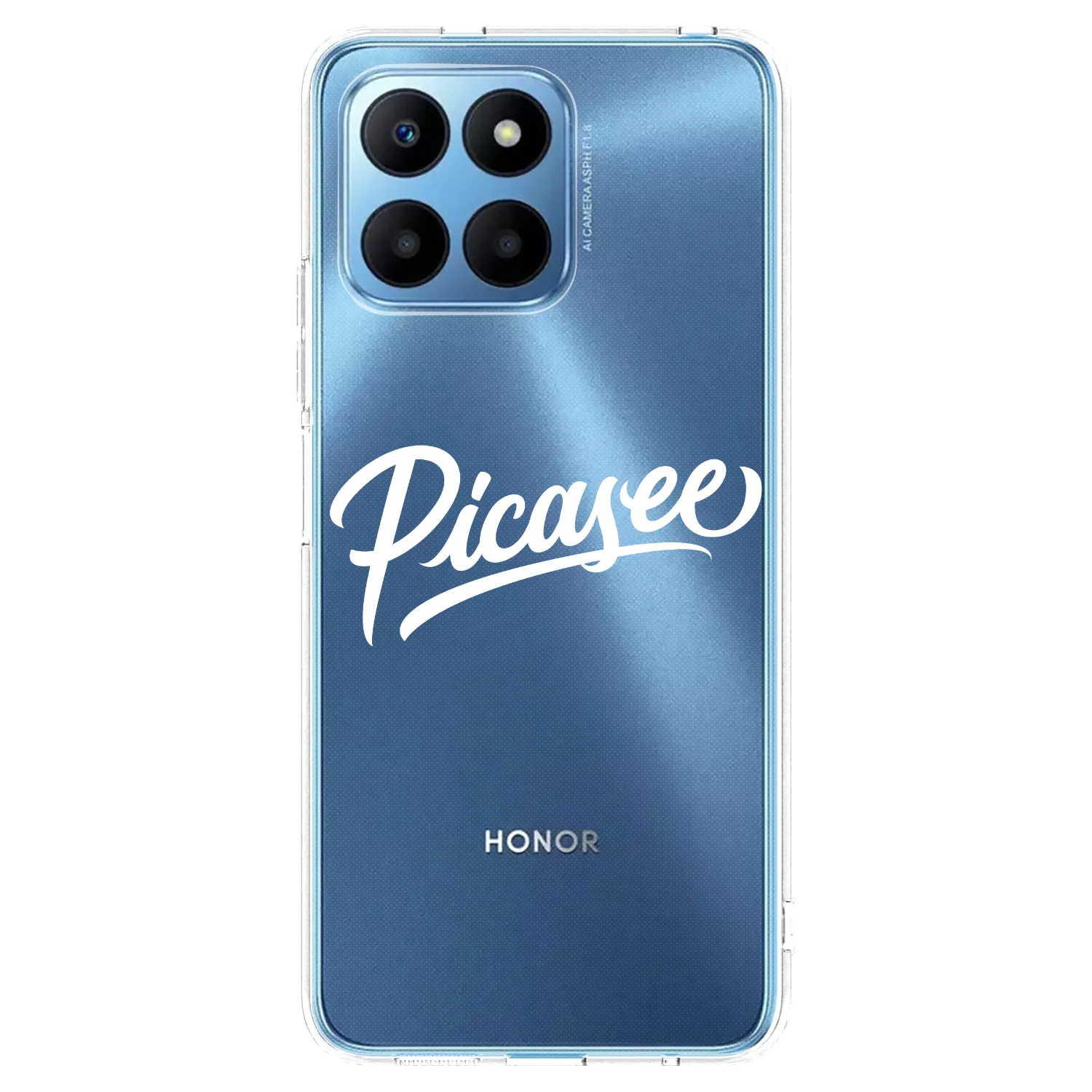 Picasee átlátszó szilikon tok az alábbi mobiltelefonokra Honor 70 Lite - Picasee - old logo - white