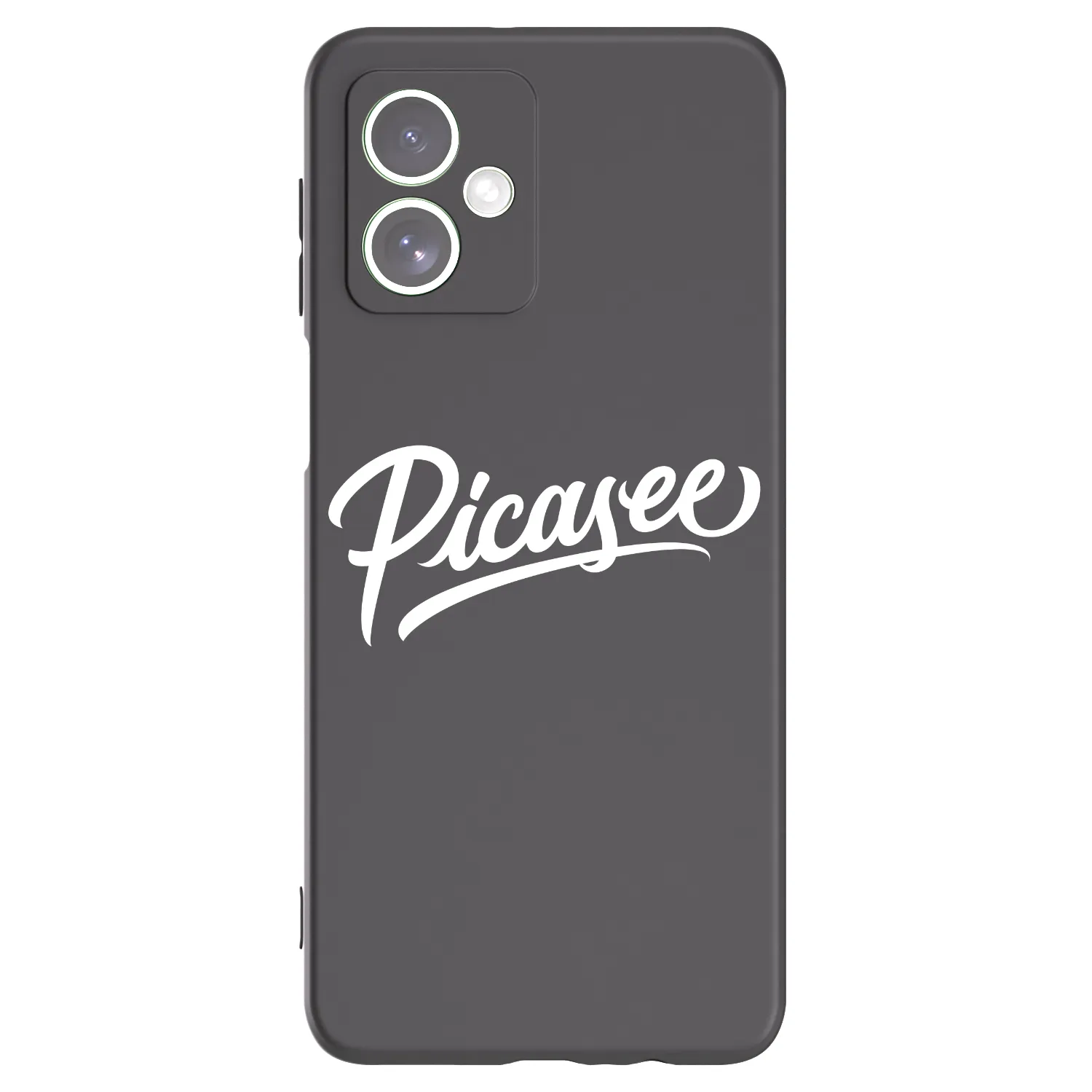 Picasee fekete szilikon tok az alábbi mobiltelefonokra Motorola Moto G54 5G - Picasee - old logo - white
