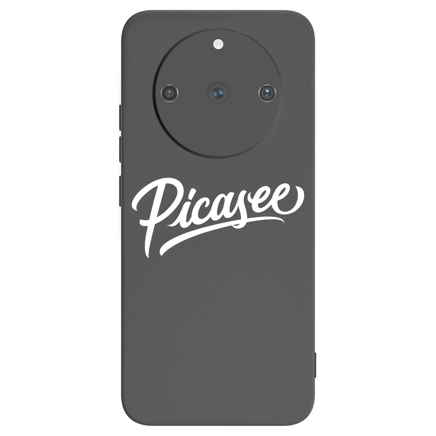 Picasee fekete szilikon tok az alábbi mobiltelefonokra Realme 11 Pro+ - Picasee - old logo - white