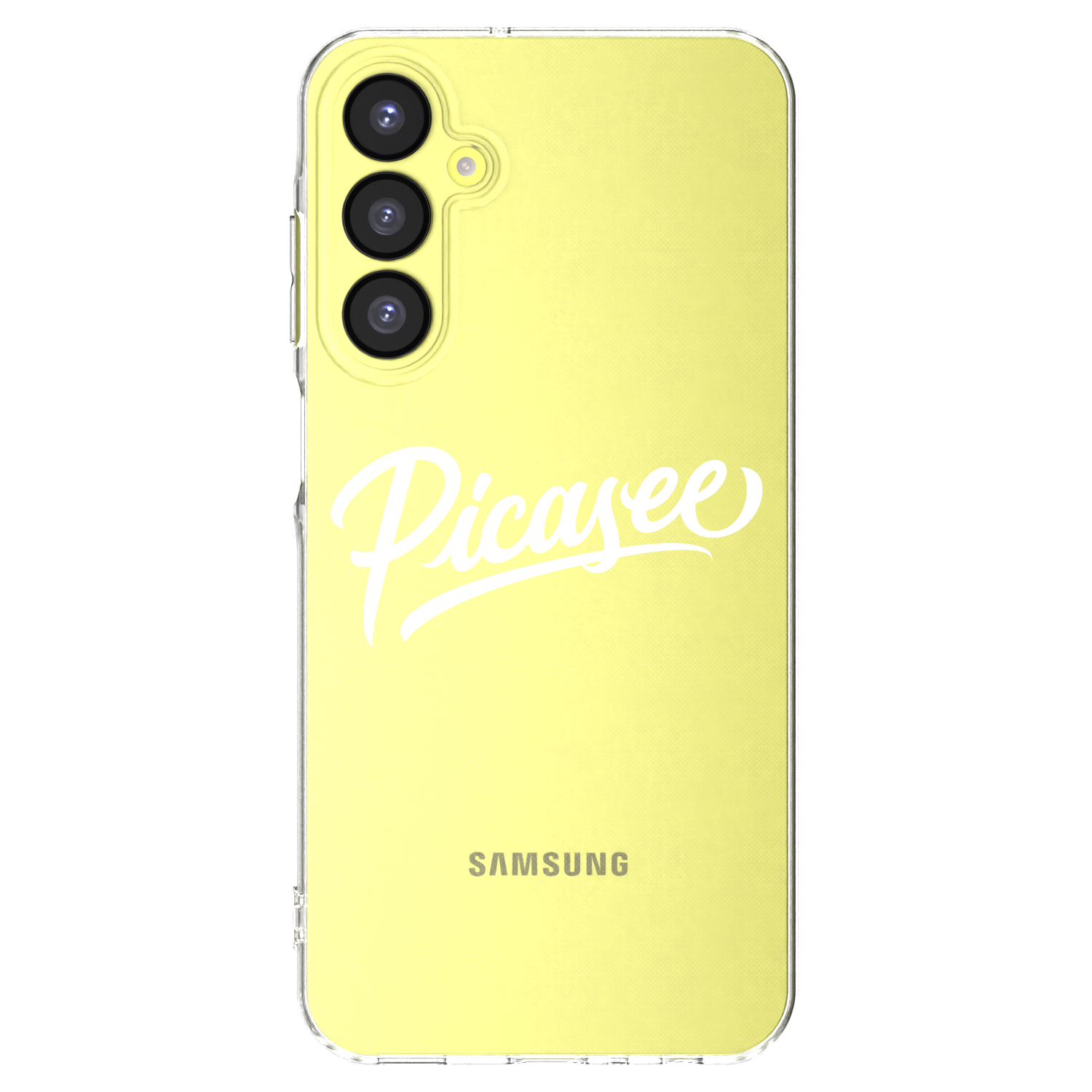 Picasee átlátszó szilikon tok az alábbi mobiltelefonokra Samsung Galaxy A25 A256B 5G - Picasee - old logo - white