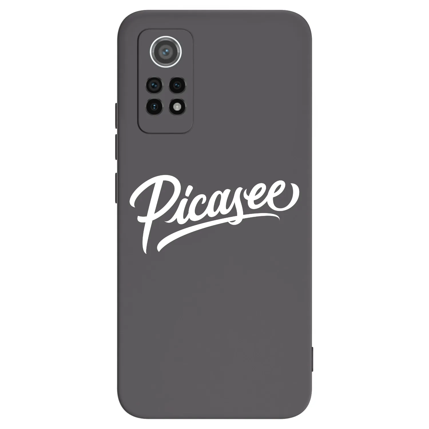 Picasee fekete szilikon tok az alábbi mobiltelefonokra Xiaomi Redmi Note 12 Pro 4G - Picasee - old logo - white