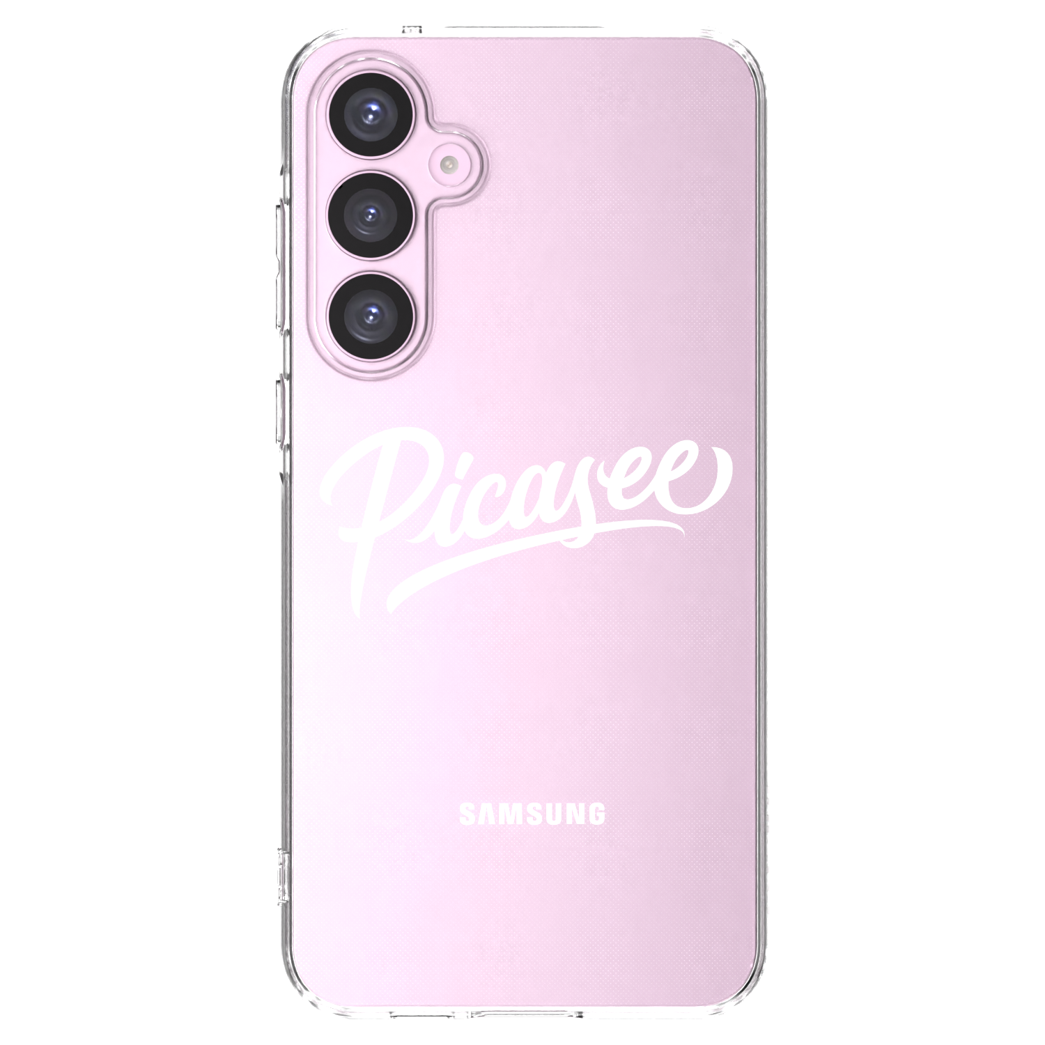 Picasee átlátszó szilikon tok az alábbi mobiltelefonokra Samsung Galaxy A55 5G A556B - Picasee - old logo - white