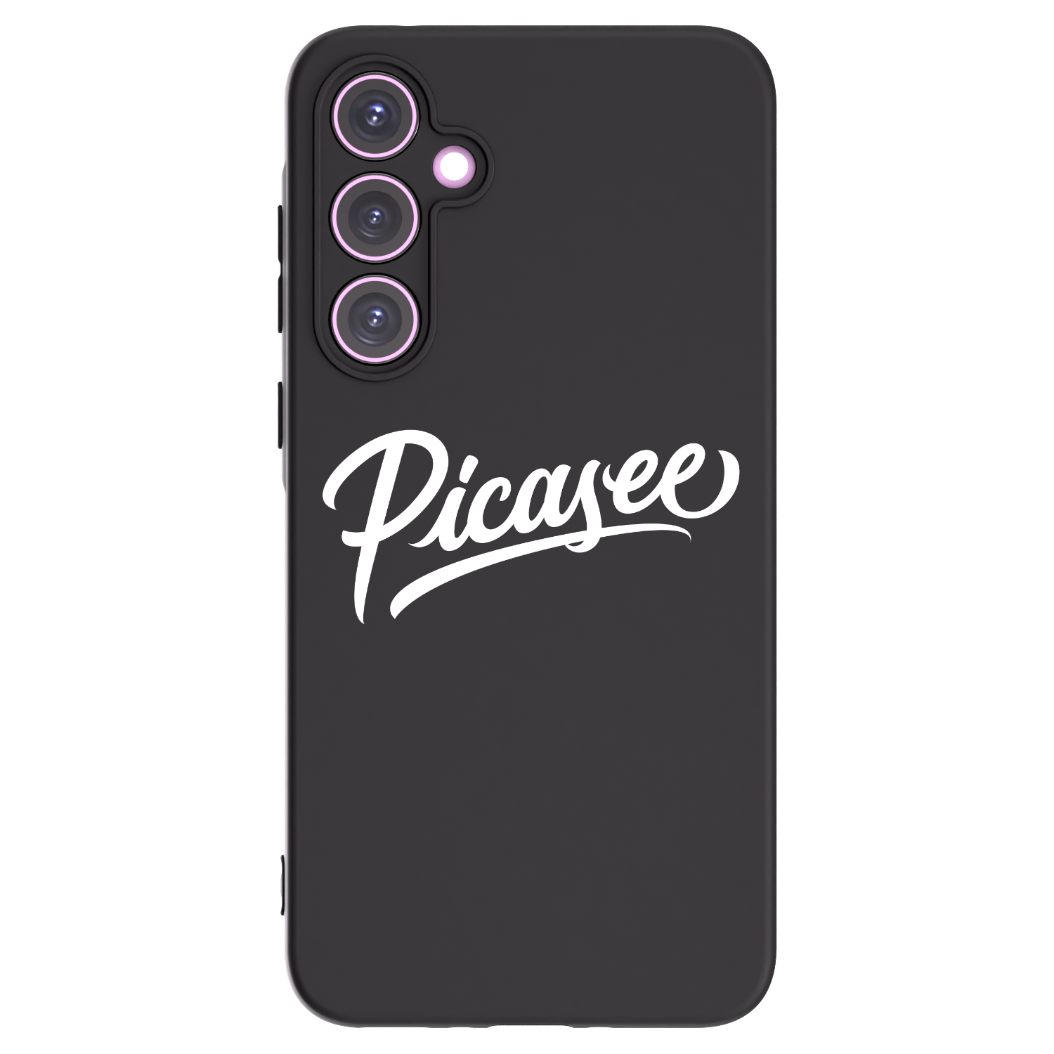 Picasee fekete szilikon tok az alábbi mobiltelefonokra Samsung Galaxy A35 5G A356B - Picasee - old logo - white