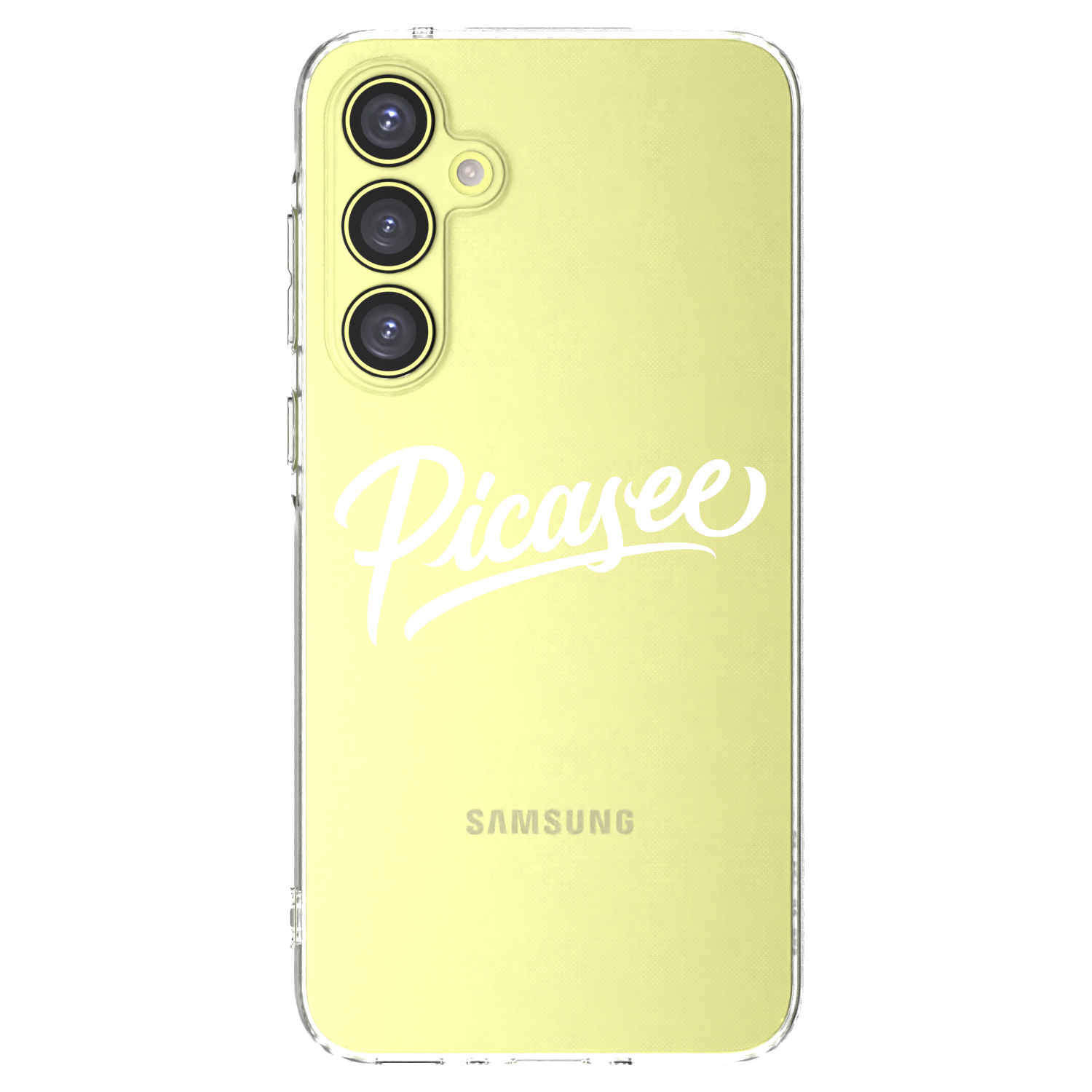 Picasee átlátszó szilikon tok az alábbi mobiltelefonokra Samsung Galaxy A35 5G A356B - Picasee - old logo - white