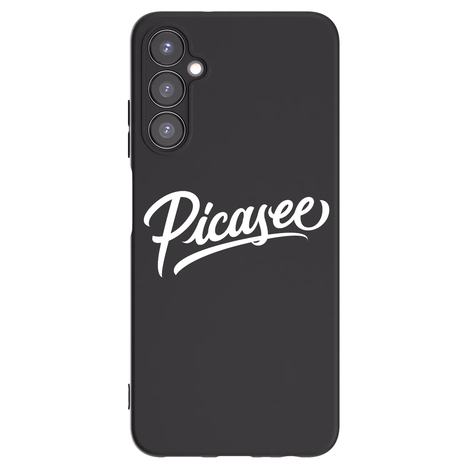 Picasee fekete szilikon tok az alábbi mobiltelefonokra Samsung Galaxy A05s A057G - Picasee - old logo - white