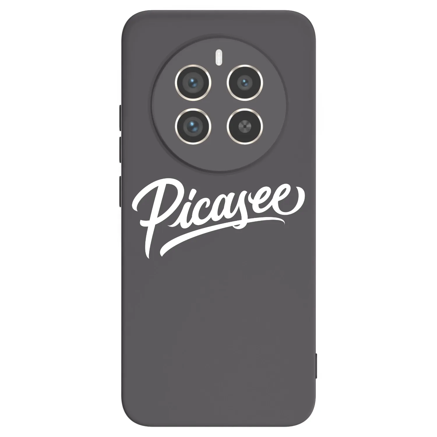 Picasee fekete szilikon tok az alábbi mobiltelefonokra Realme 12 Pro 5G - Picasee - old logo - white