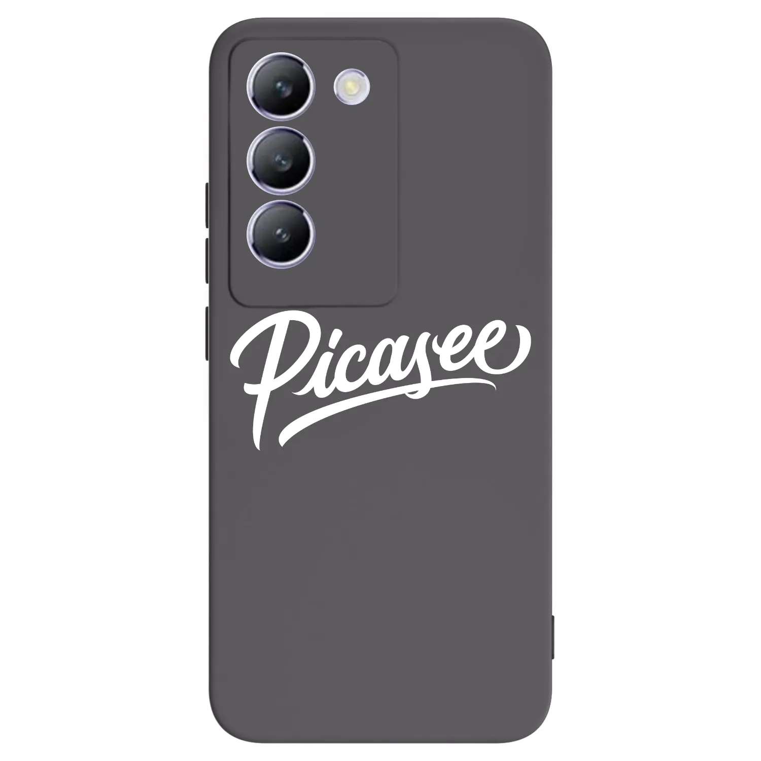 Picasee fekete szilikon tok az alábbi mobiltelefonokra Vivo V40 SE 5G - Picasee - old logo - white