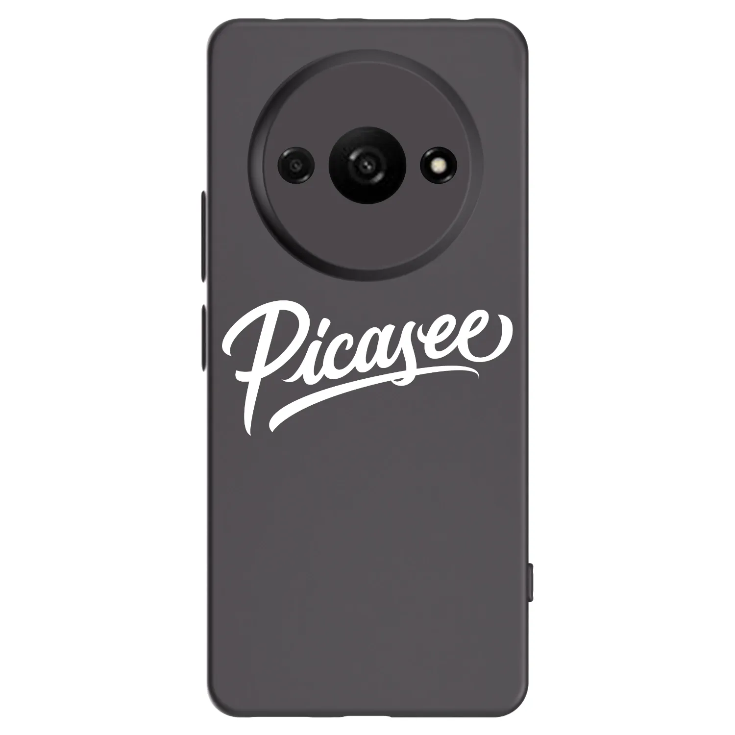 Picasee fekete szilikon tok az alábbi mobiltelefonokra Xiaomi Redmi A3 - Picasee - old logo - white