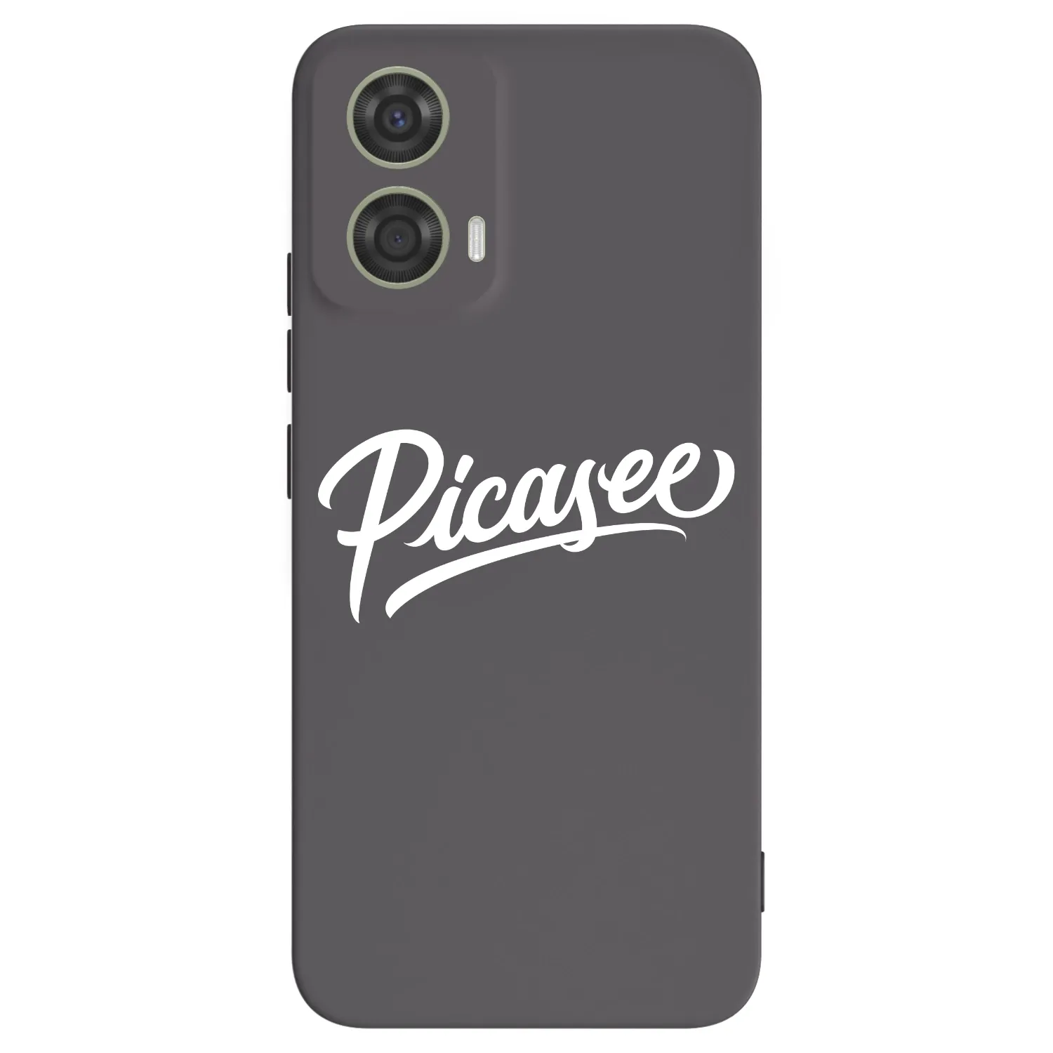 Picasee fekete szilikon tok az alábbi mobiltelefonokra Motorola Moto G24 - Picasee - old logo - white
