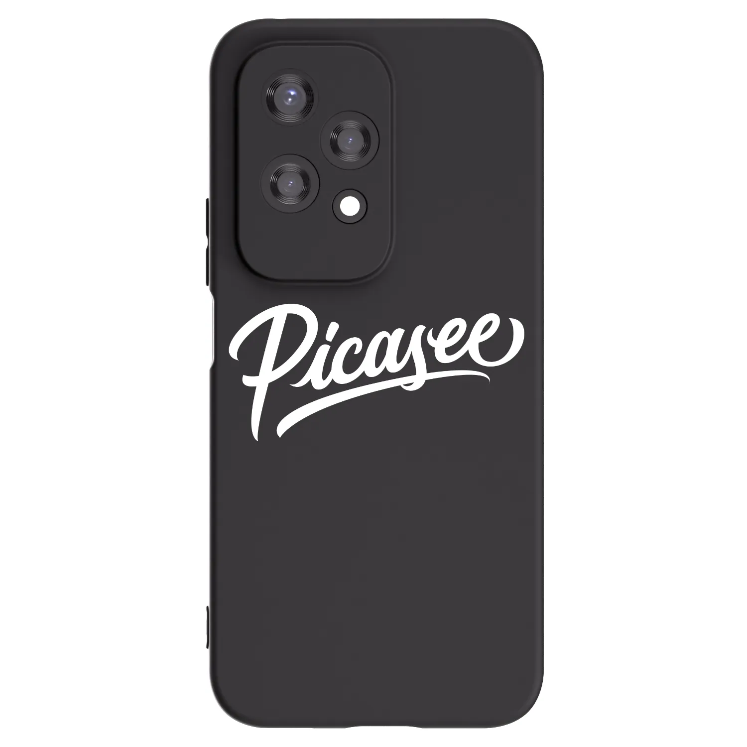 Picasee fekete szilikon tok az alábbi mobiltelefonokra Honor 200 Lite - Picasee - old logo - white