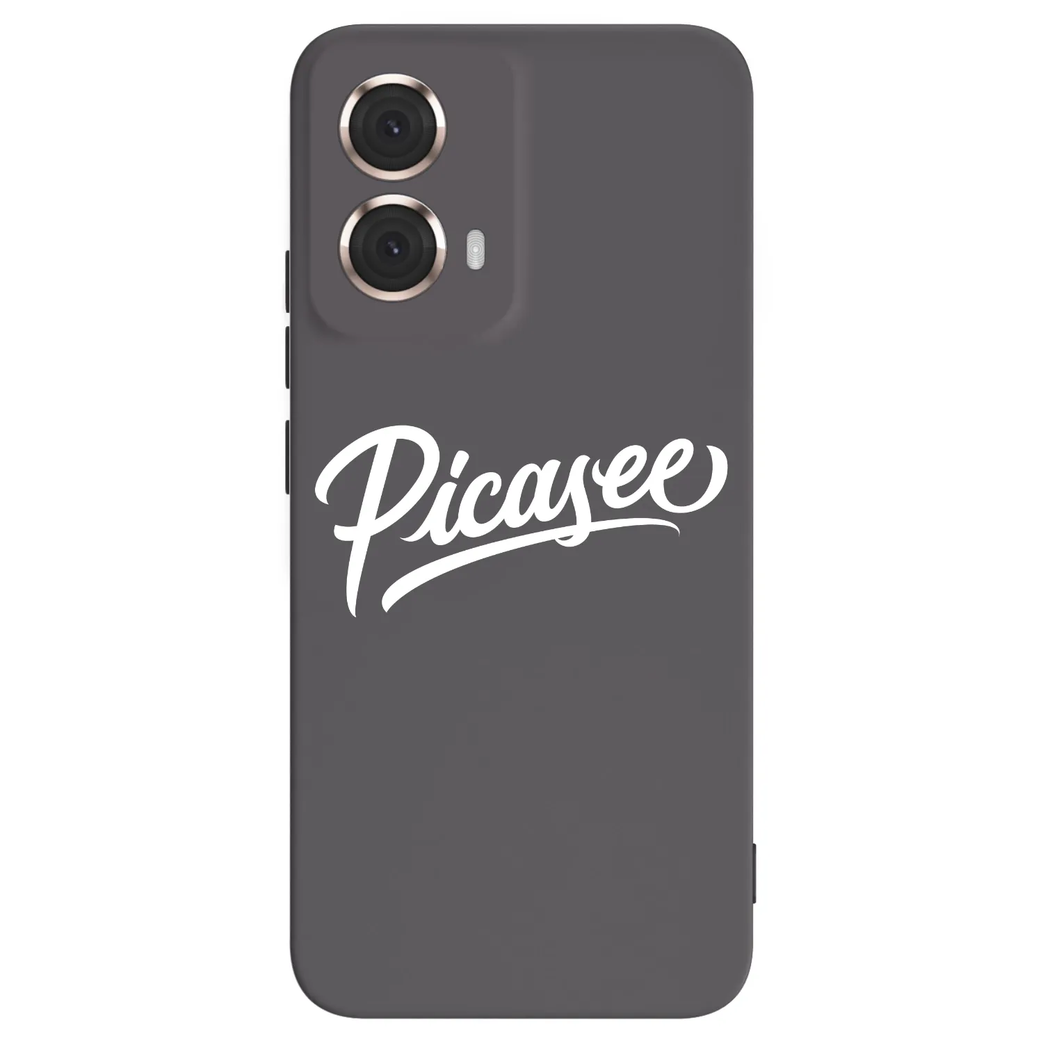 Picasee fekete szilikon tok az alábbi mobiltelefonokra Motorola Moto G85 - Picasee - old logo - white
