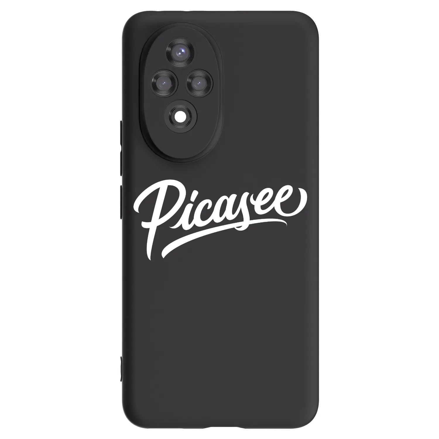Picasee fekete szilikon tok az alábbi mobiltelefonokra Honor 200 Pro 5G - Picasee - old logo - white