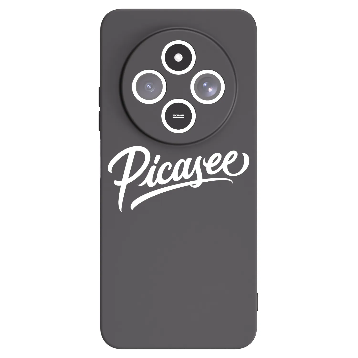 Picasee fekete szilikon tok az alábbi mobiltelefonokra Xiaomi Redmi 14C - Picasee - old logo - white