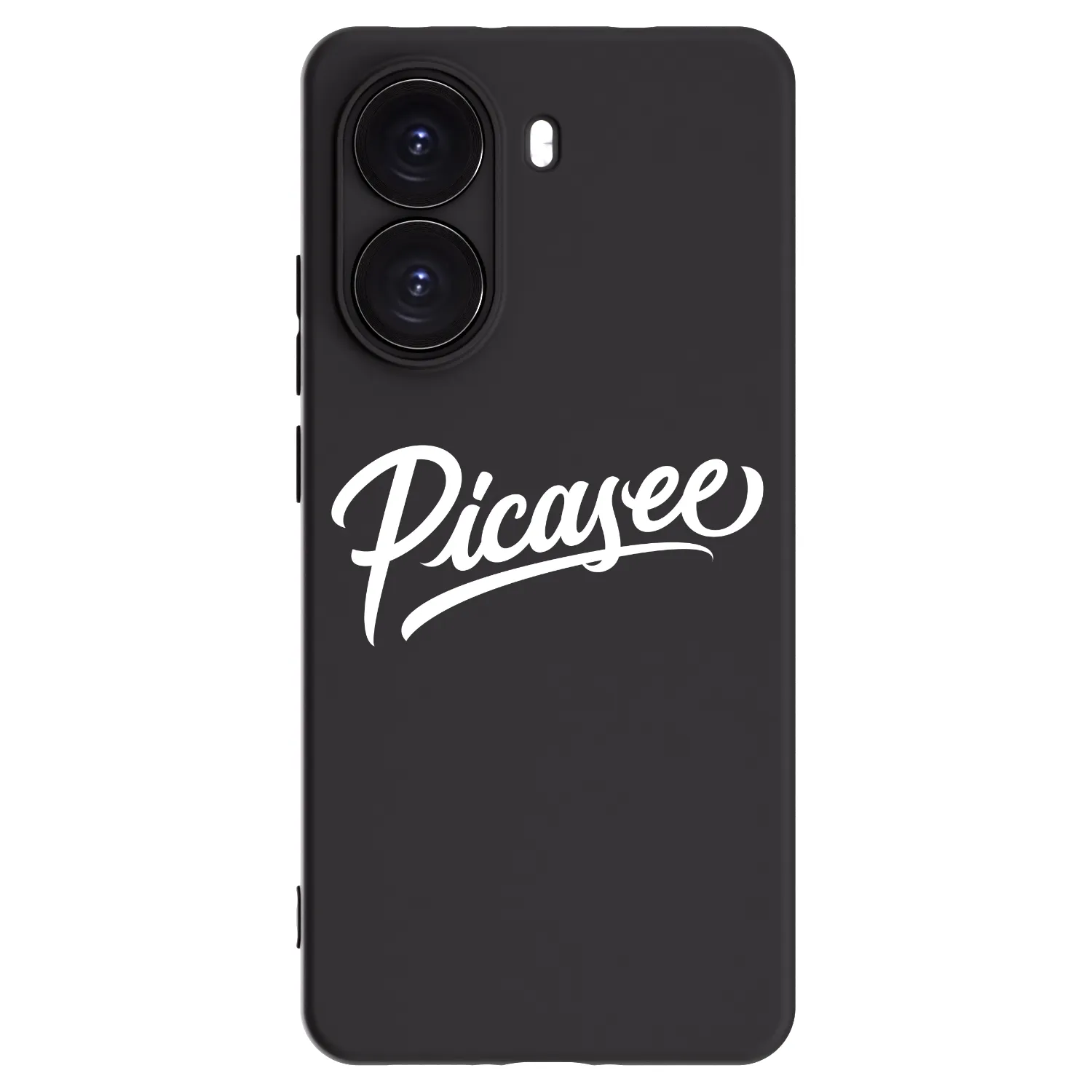 Picasee fekete szilikon tok az alábbi mobiltelefonokra Xiaomi Poco X7 Pro 5G - Picasee - old logo - white