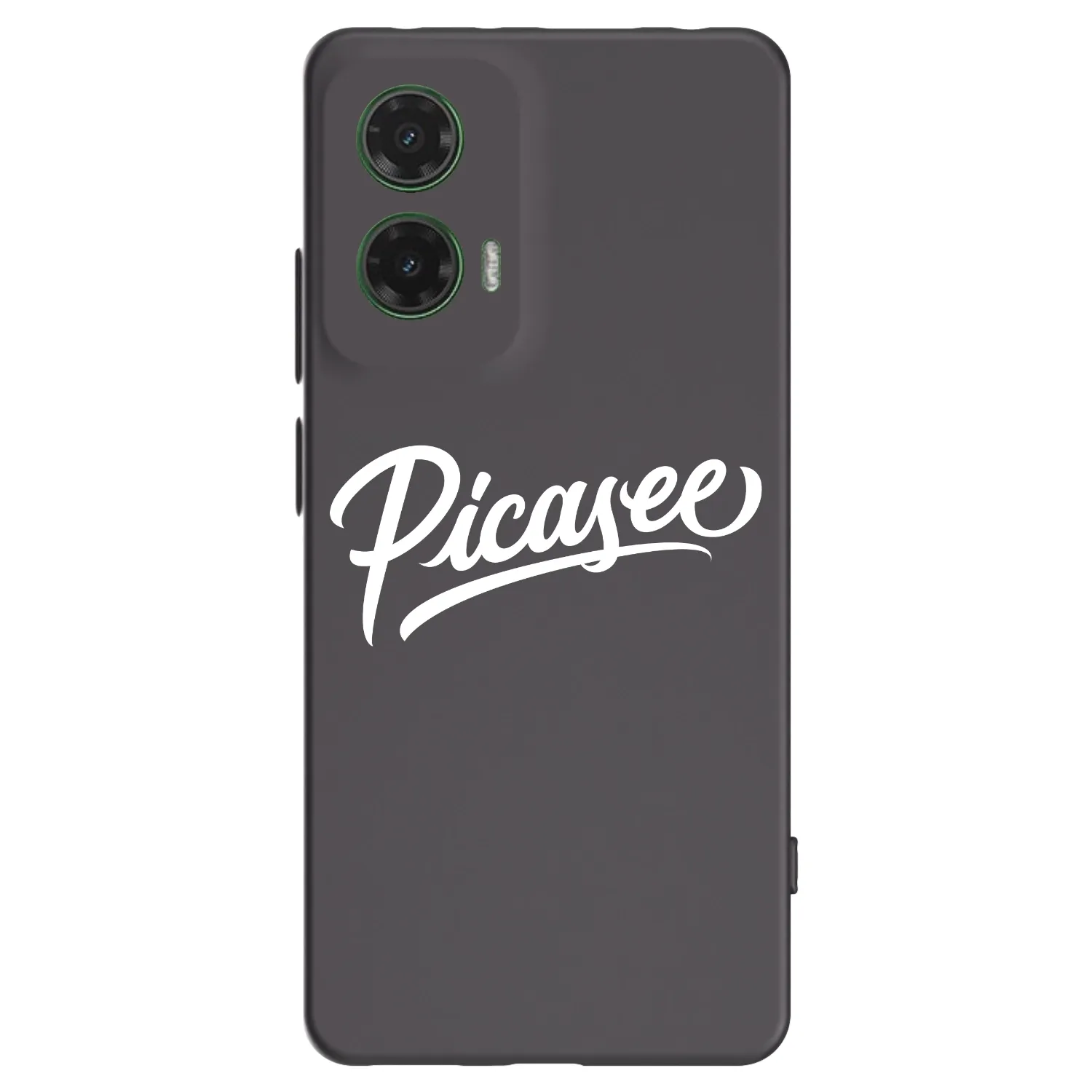 Picasee fekete szilikon tok az alábbi mobiltelefonokra Motorola Moto G35 5G - Picasee - old logo - white