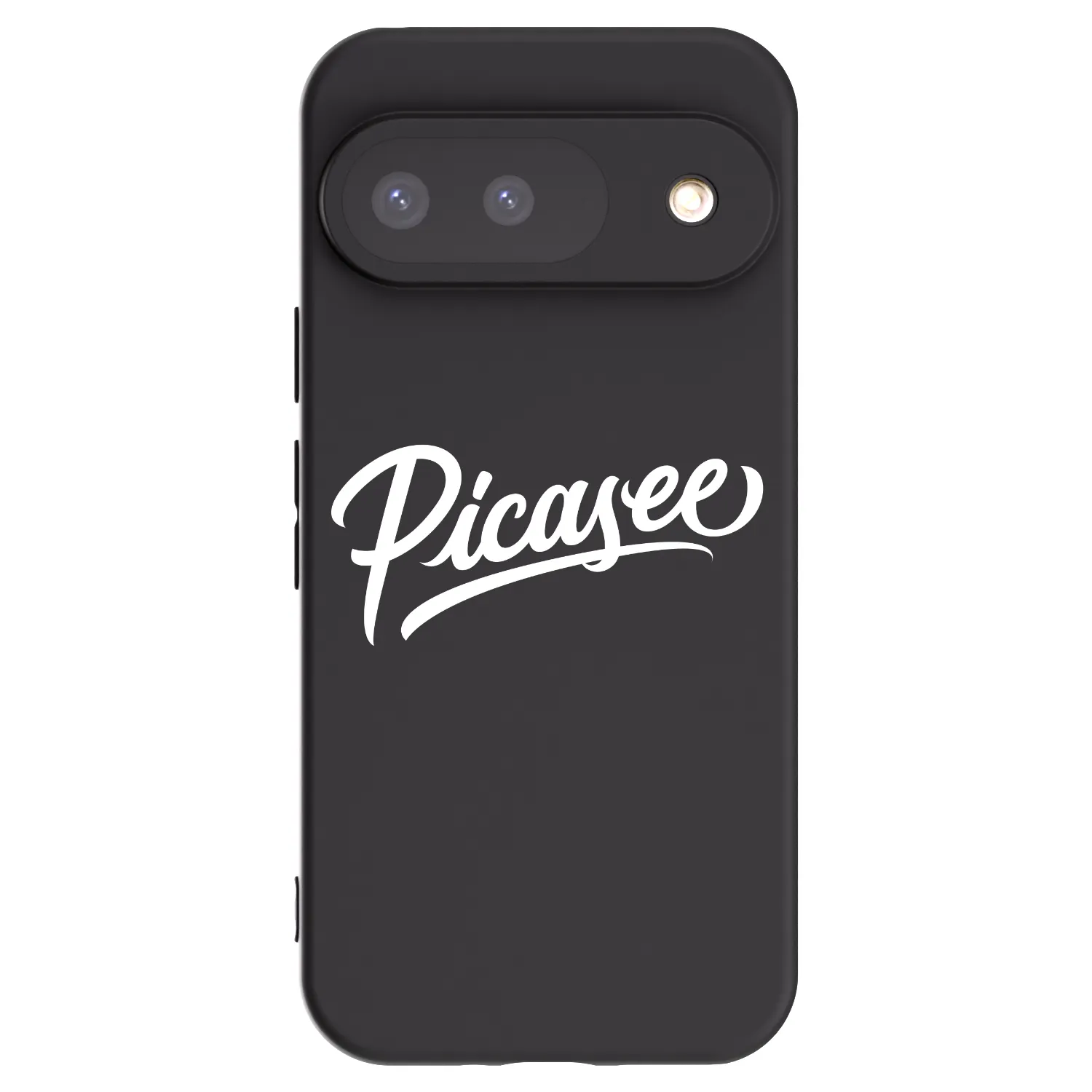 Picasee fekete szilikon tok az alábbi mobiltelefonokra Google Pixel 9 - Picasee - old logo - white