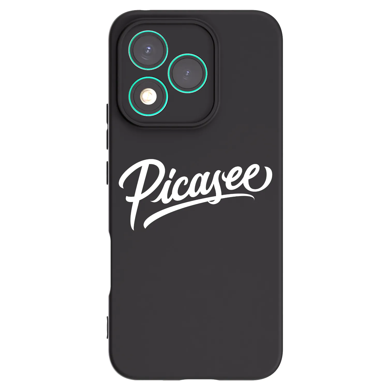 Picasee fekete szilikon tok az alábbi mobiltelefonokra Honor 400 Lite 5G - Picasee - old logo - white