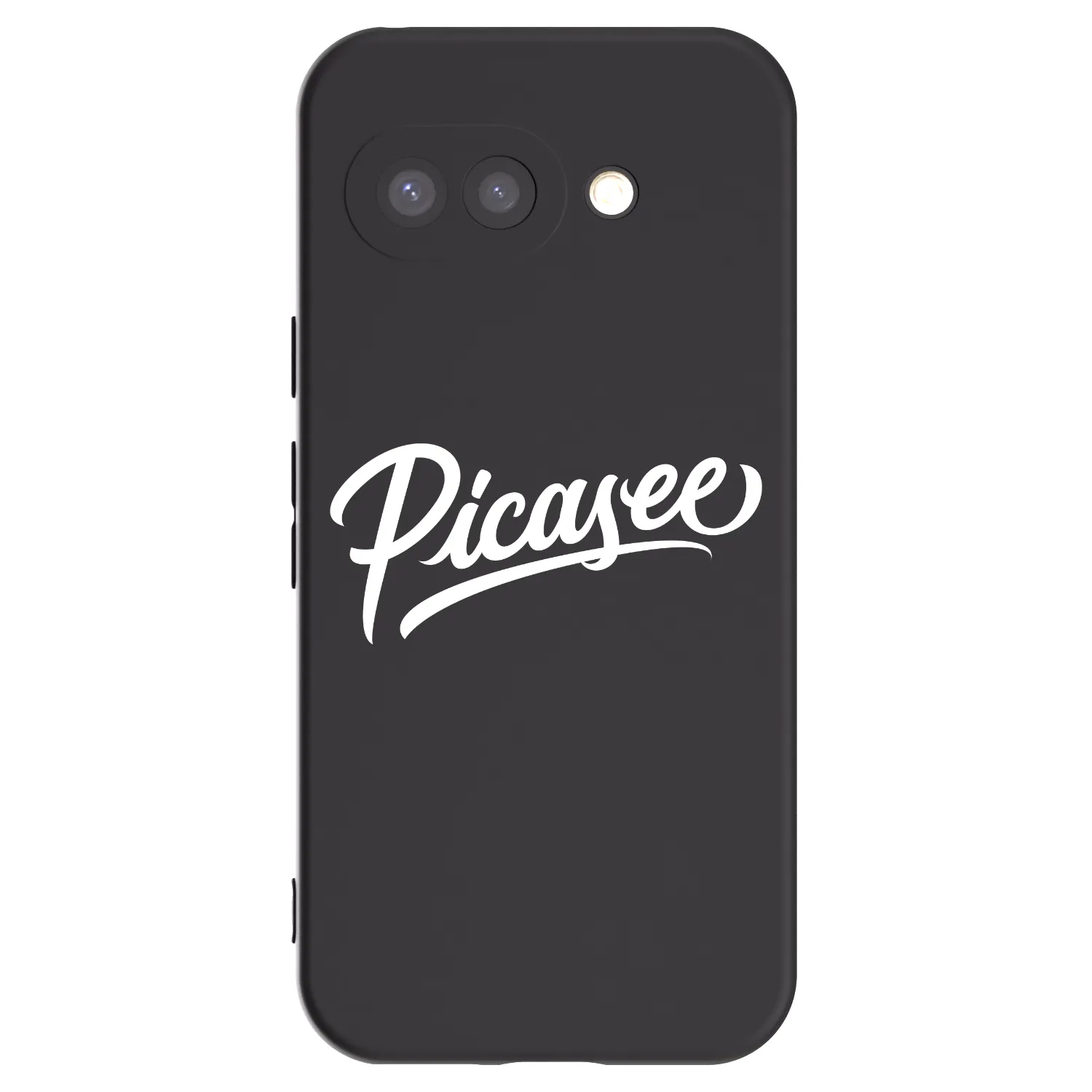 Picasee fekete szilikon tok az alábbi mobiltelefonokra Google Pixel 9a - Picasee - old logo - white