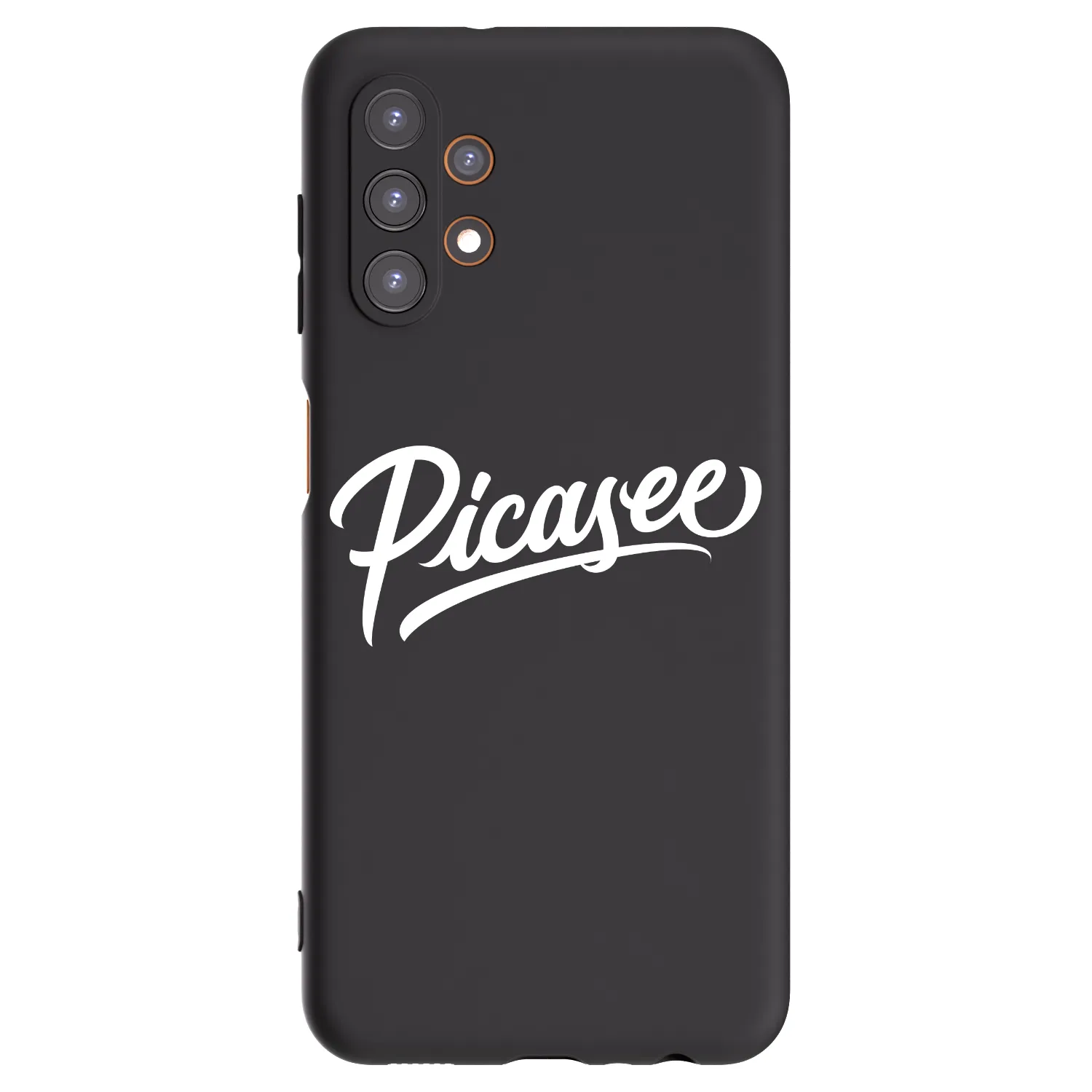 Picasee fekete szilikon tok az alábbi mobiltelefonokra Samsung Galaxy A13 5G - Picasee - old logo - white