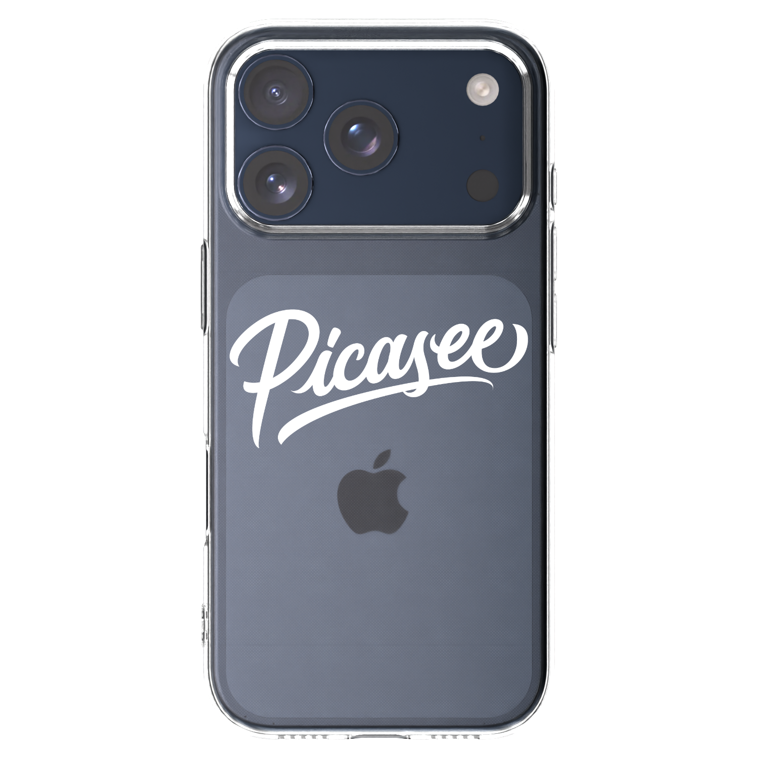 Picasee átlátszó szilikon tok az alábbi mobiltelefonokra Apple iPhone 17 Pro - Picasee - old logo - white