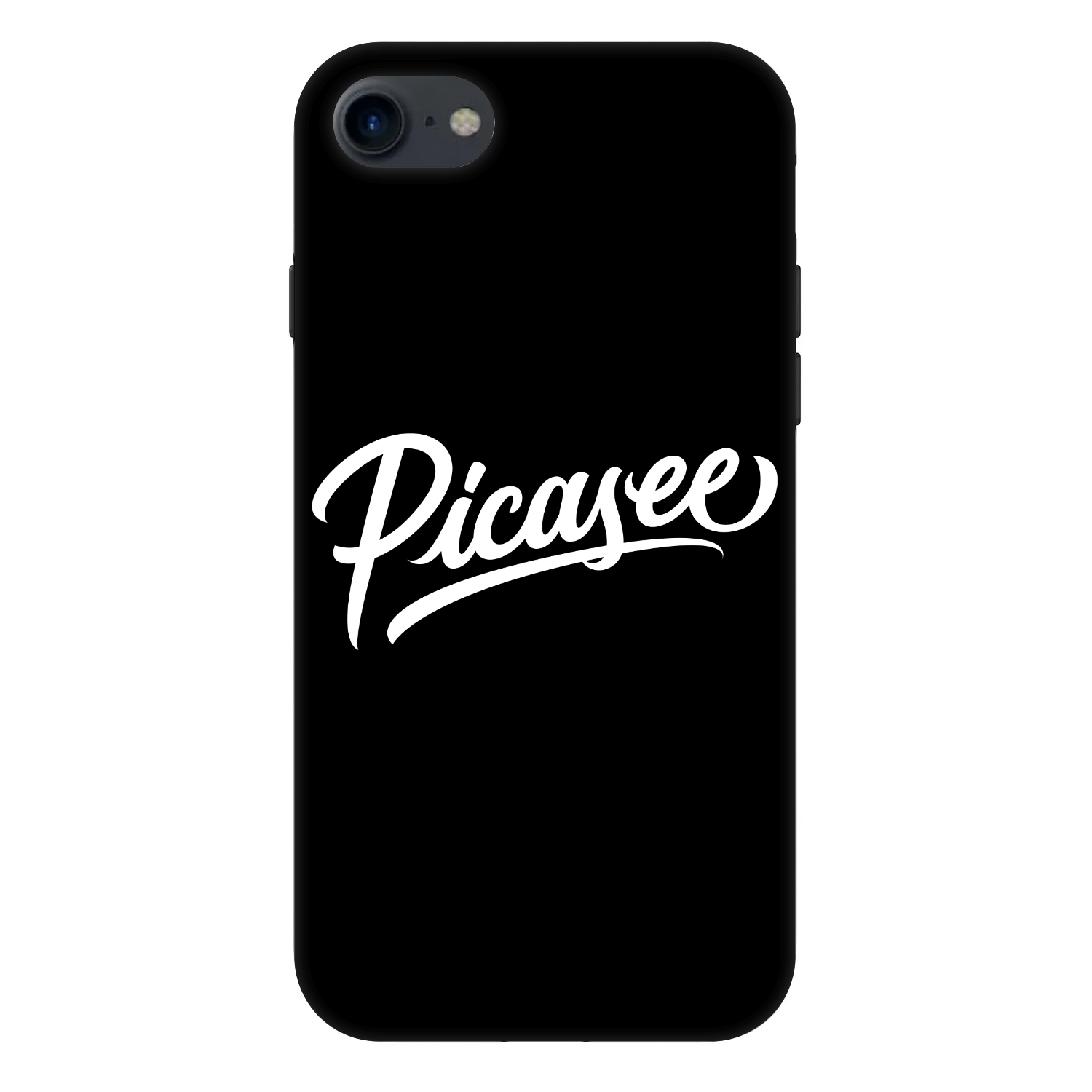 Picasee Fashion Case Apple iPhone SE 2020 - Picasee - old logo - white
