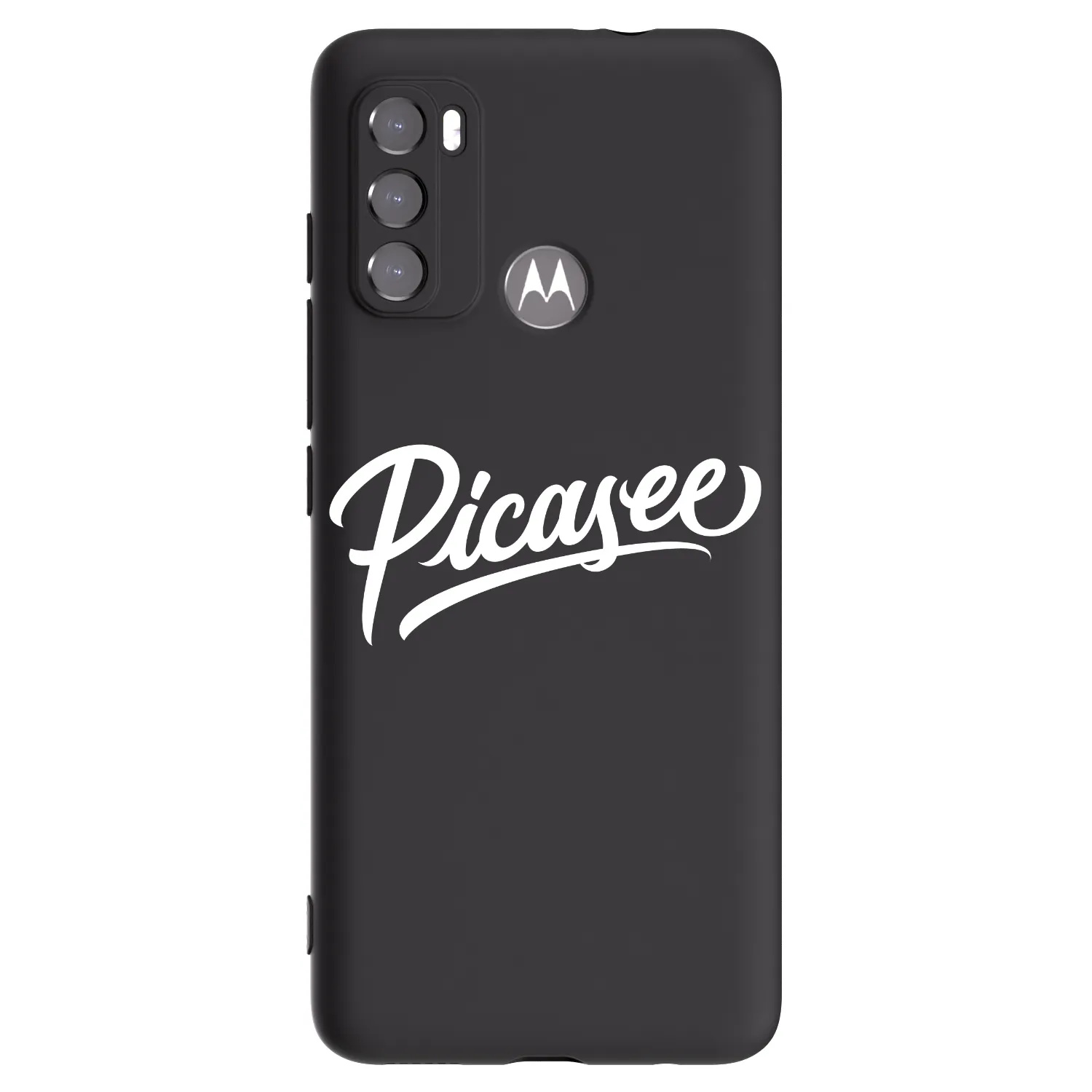 Picasee fekete szilikon tok az alábbi mobiltelefonokra Motorola Edge 60 5G - Picasee - old logo - white