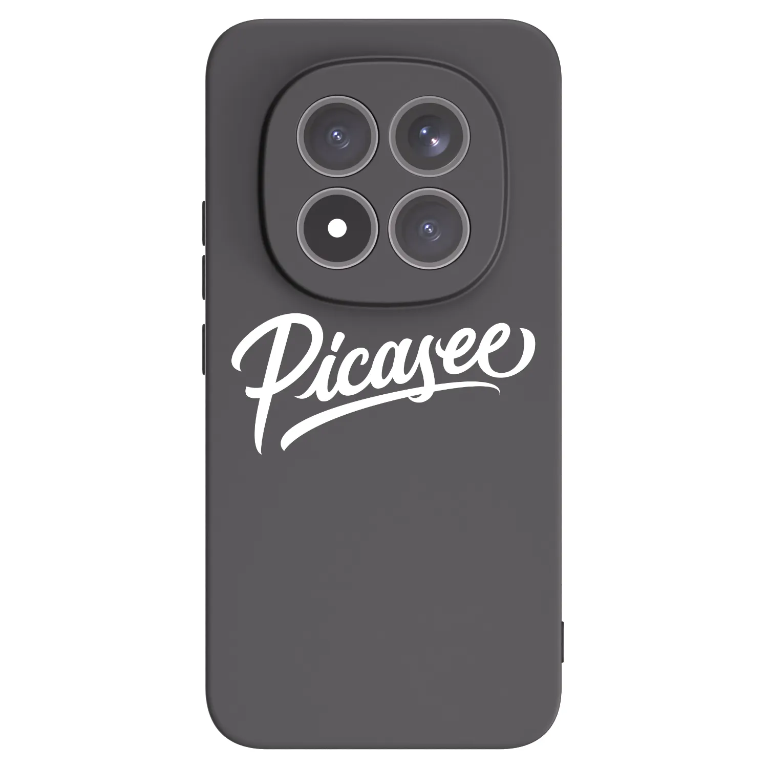 Picasee fekete szilikon tok az alábbi mobiltelefonokra Xiaomi Redmi Note 15 Pro+ - Picasee - old logo - white