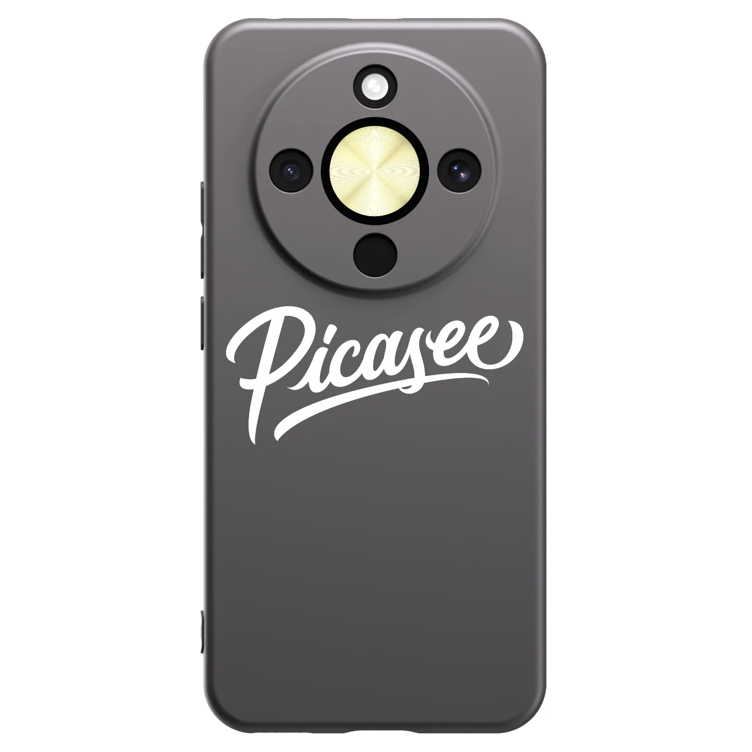 Picasee fekete szilikon tok az alábbi mobiltelefonokra Honor Magic8 Lite 5G - Picasee - old logo - white