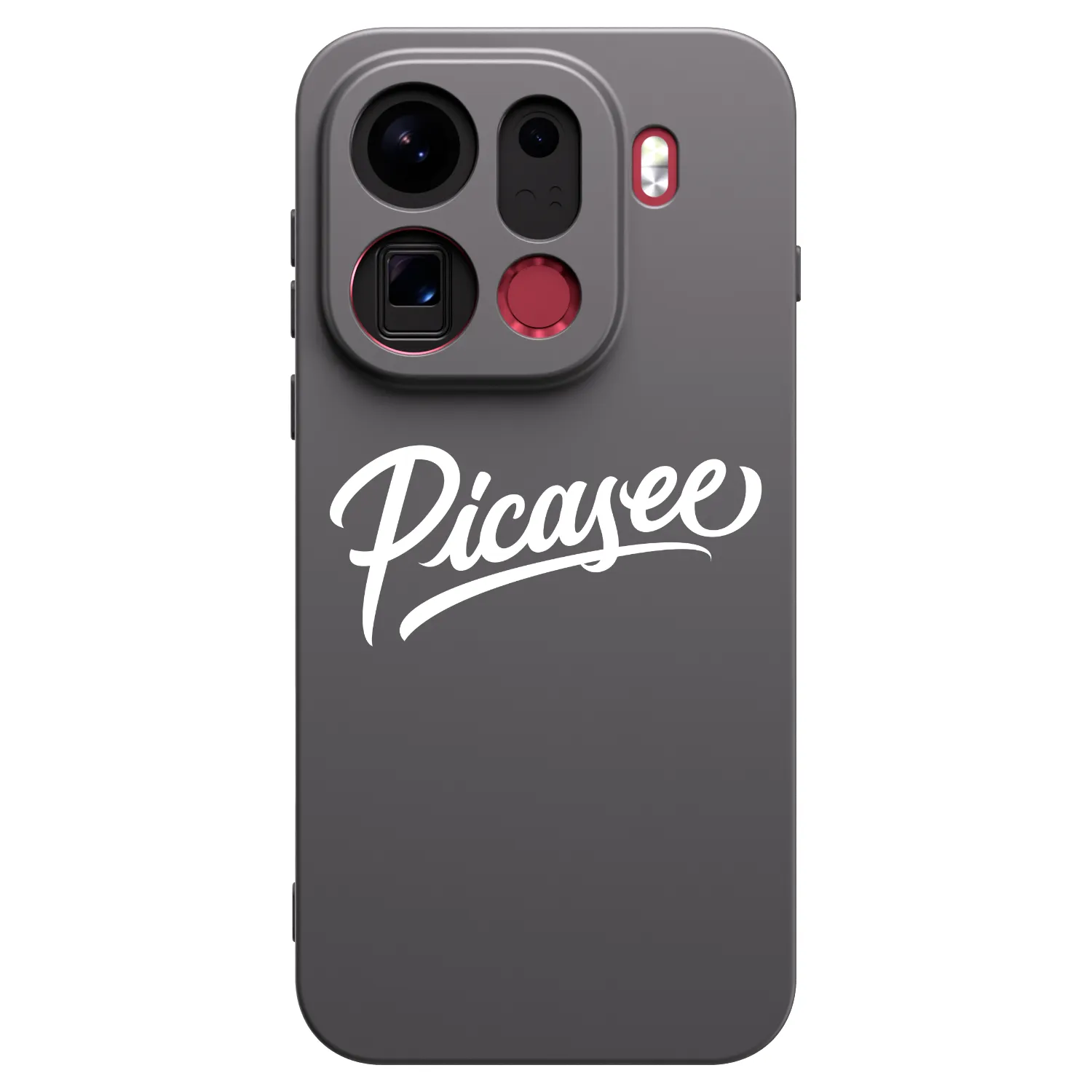 Picasee fekete szilikon tok az alábbi mobiltelefonokra OPPO Find X9 Pro - Picasee - old logo - white
