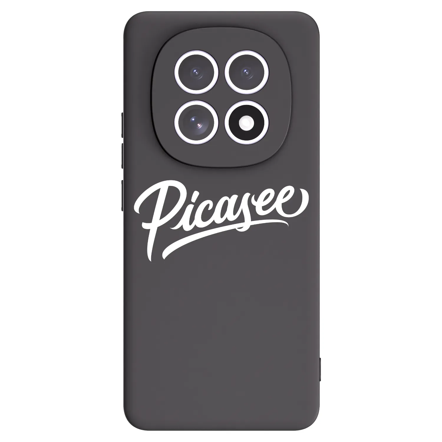 Picasee fekete szilikon tok az alábbi mobiltelefonokra Xiaomi Redmi Note 15 5G - Picasee - old logo - white