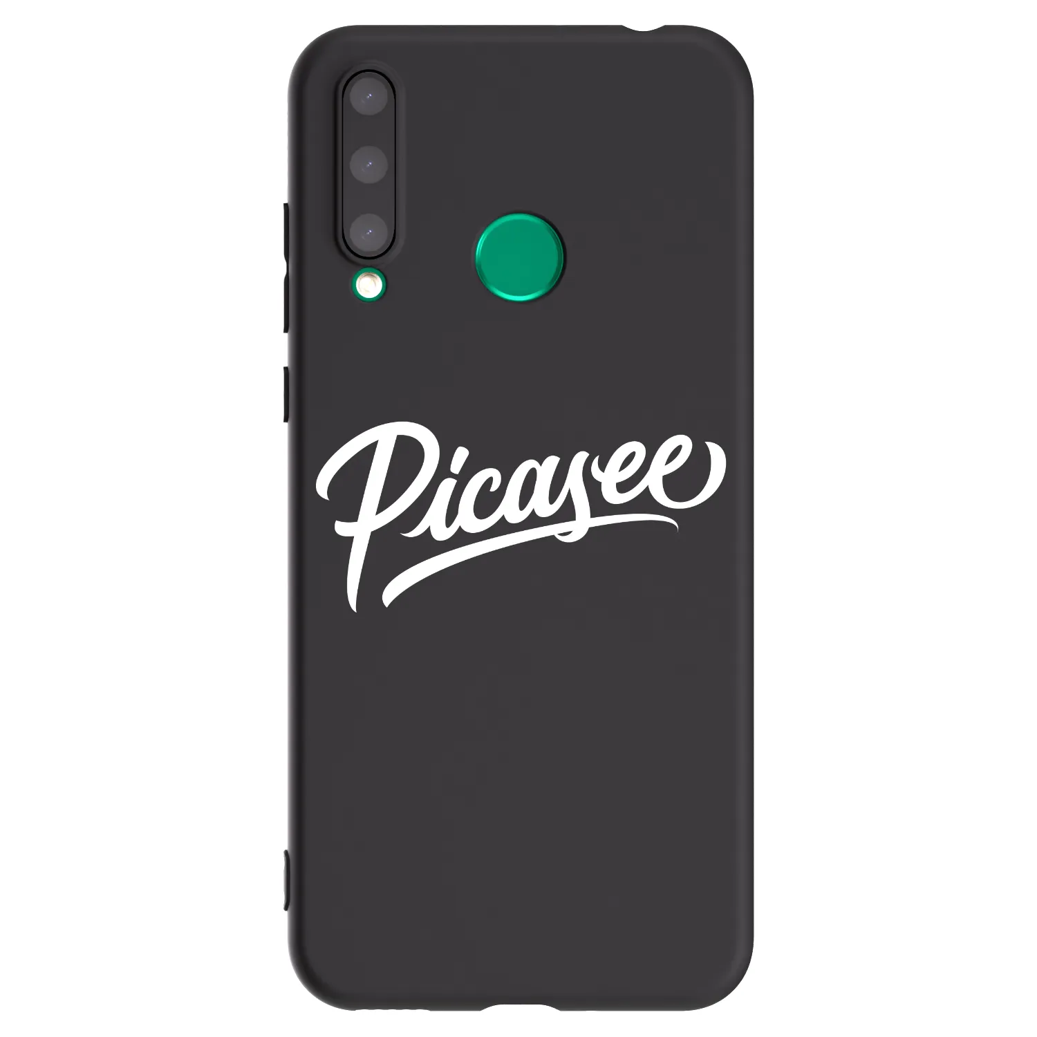 Picasee fekete szilikon tok az alábbi mobiltelefonokra Honor 20 Lite - Picasee - old logo - white