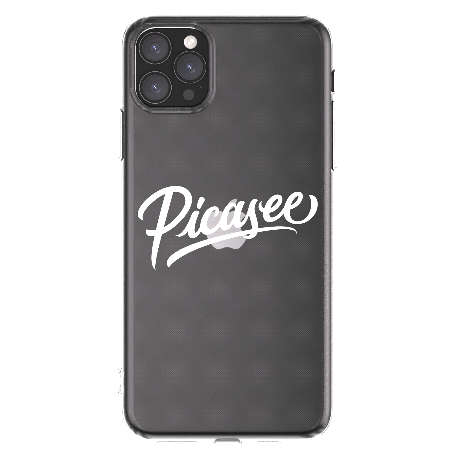 Picasee átlátszó szilikon tok az alábbi mobiltelefonokra Apple iPhone 11 Pro Max - Picasee - old logo - white