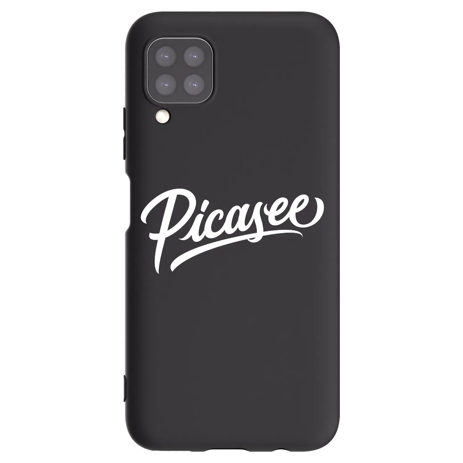 Picasee fekete szilikon tok az alábbi mobiltelefonokra Huawei P40 Lite - Picasee - old logo - white