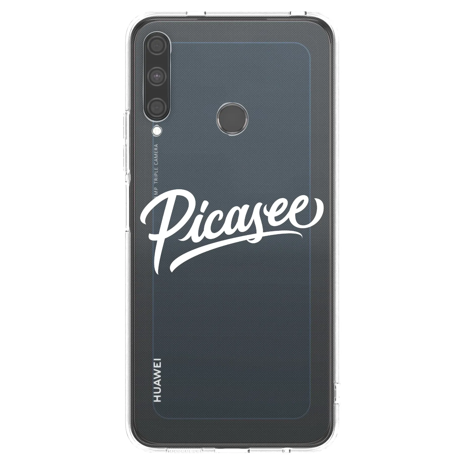 Picasee átlátszó szilikon tok az alábbi mobiltelefonokra Huawei P40 Lite E - Picasee - old logo - white