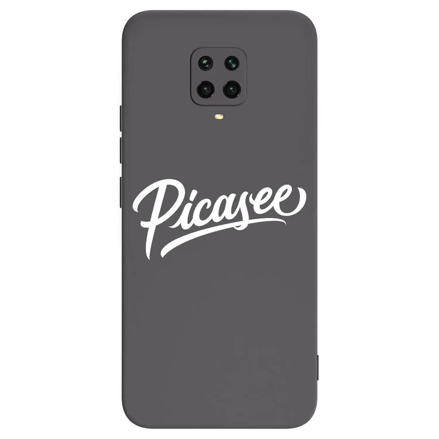Picasee fekete szilikon tok az alábbi mobiltelefonokra Xiaomi Redmi Note 9S - Picasee - old logo - white