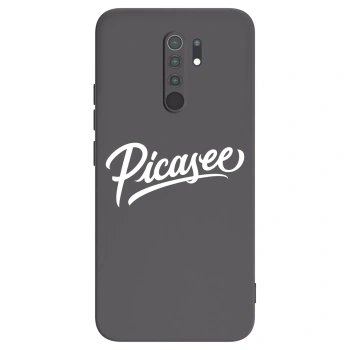 Picasee fekete szilikon tok az alábbi mobiltelefonokra Xiaomi Redmi 9 - Picasee - old logo - white