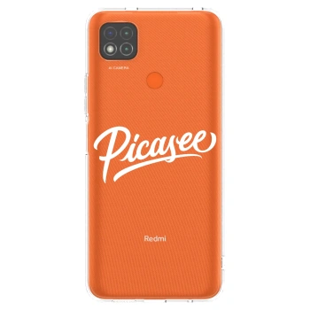 Picasee átlátszó szilikon tok az alábbi mobiltelefonokra Xiaomi Redmi 9C - Picasee - old logo - white
