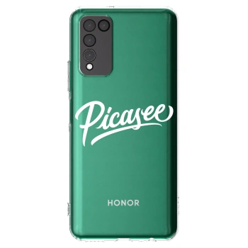 Picasee átlátszó szilikon tok az alábbi mobiltelefonokra Honor 10X Lite - Picasee - old logo - white