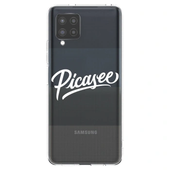 Picasee átlátszó szilikon tok az alábbi mobiltelefonokra Samsung Galaxy A42 A426B - Picasee - old logo - white