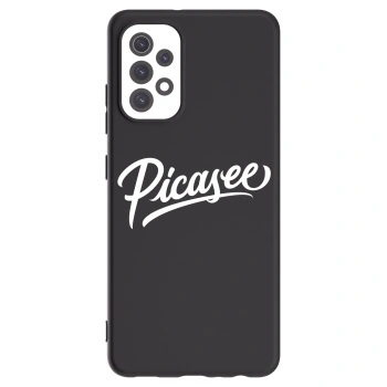 Picasee fekete szilikon tok az alábbi mobiltelefonokra Samsung Galaxy A32 5G A326B - Picasee - old logo - white