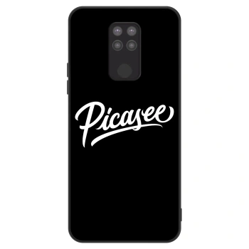 Szilikon tok erre a típusra Xiaomi Redmi Note 9 - Picasee - old logo - white