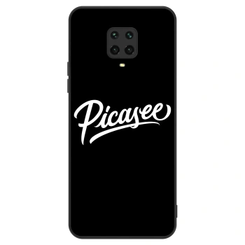 Szilikon tok erre a típusra Xiaomi Redmi Note 9 Pro - Picasee - old logo - white