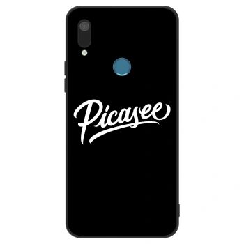 Szilikon tok erre a típusra Huawei Y7 2019 - Picasee - old logo - white