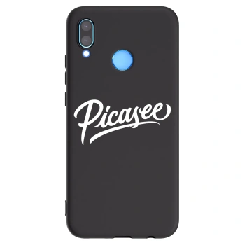 Picasee fekete szilikon tok az alábbi mobiltelefonokra Huawei P20 Lite - Picasee - old logo - white