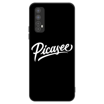 Szilikon tok erre a típusra Realme 7 - Picasee - old logo - white