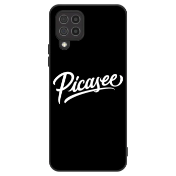 Szilikon tok erre a típusra Samsung Galaxy A22 A225F 4G - Picasee - old logo - white