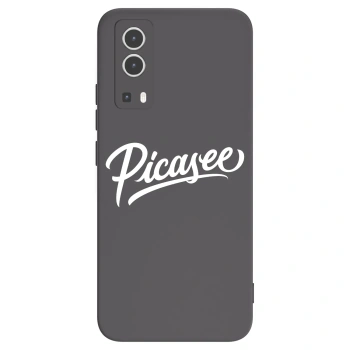 Picasee fekete szilikon tok az alábbi mobiltelefonokra Vivo Y72 5G - Picasee - old logo - white