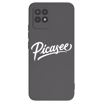 Picasee fekete szilikon tok az alábbi mobiltelefonokra Realme 8i - Picasee - old logo - white