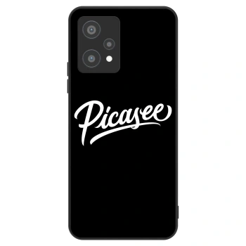 Szilikon tok erre a típusra Realme 9 Pro 5G - Picasee - old logo - white